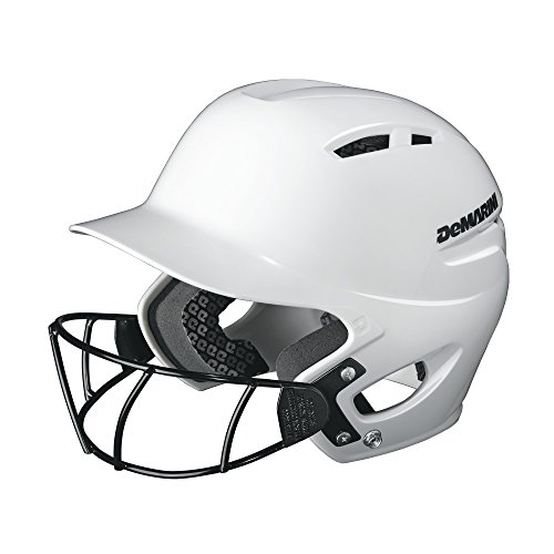 Product Cover DeMarini Paradox Protege Pro Batting Helmet with Mask, White, Youth (6 ½ and below)