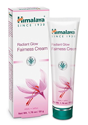 Product Cover Himalaya Radiant Glow Fairness Cream for Dark Spots, Eye Bags and Under Eye Circles, Free from Parabens and Bleach, Moisturizing and Brightening Cream with Saffron and Alfalfa, 1.76 oz (50 g)