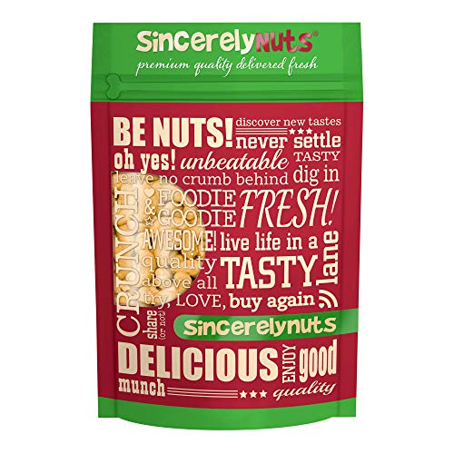 Product Cover Sincerely Nuts - Large Jumbo Raw Cashews Whole and Unsalted | Five Lb. Bag | Deluxe Kosher Snack Food | Healthy Source of Protein, Vitamin & Nutritional Mineral Content | Gourmet Quality Cashew Nut