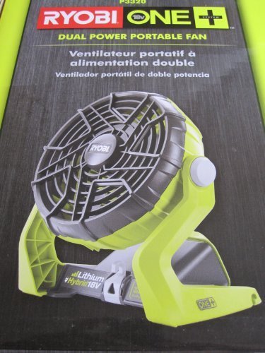 Product Cover Ryobi 18-Volt/120-Volt One Plus Hybrid Fan [Bare Tool Only] by Ryobi