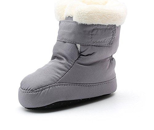 Product Cover Kuner Newborn Baby Boys and Girls Waterproof Winter Warm Snow Boots Crib Shoes