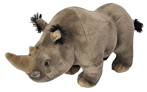 Product Cover Wild Republic White Rhino Plush, Stuffed Animal, Plush Toy, Gifts for Kids, Cuddlekins 12