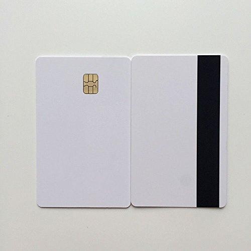 Product Cover 2 in 1 Blank Inkjet Printable PVC ID Card HICO Mag Strip with sle 4442 Chip 10PCS