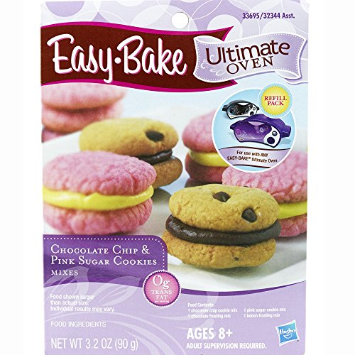 Product Cover Easy-Bake Ultimate Oven Chocolate Chip and Pink Sugar Cookies Refill Pack
