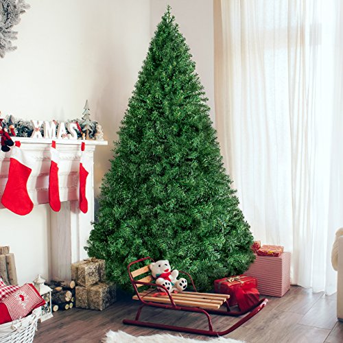 Product Cover Best Choice Products 6ft Premium Hinged Artificial Christmas Pine Tree, Green, 1000 Tips