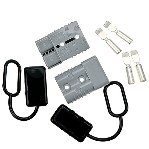 Product Cover STARSIDE Battery Quick Connector Kit 175A 1/0AWG Plug Connect Disconnect Winch Trailer Grey with Waterproof Cap