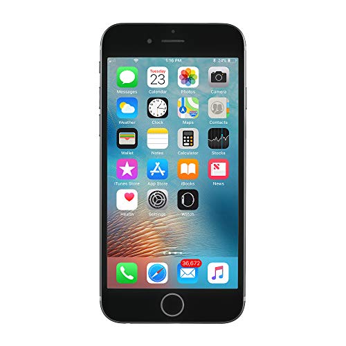 Product Cover Apple iPhone 6S, 128GB, Space Gray - Fully Unlocked (Renewed)