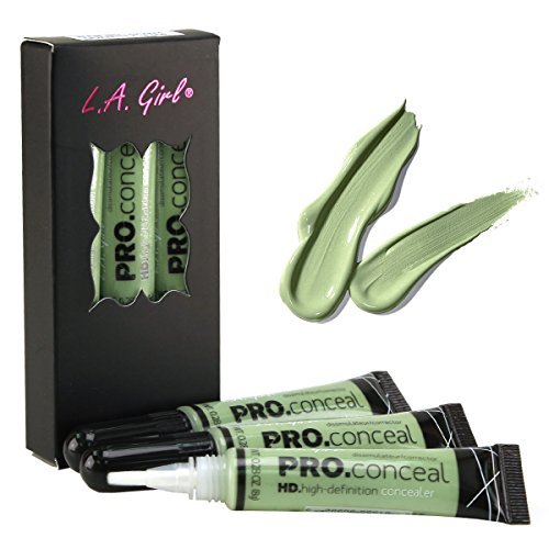 Product Cover (CHOOSE YOUR COLOR) LA Girl HD Conceal High Definition Concealer 13 Color Choices (Green)
