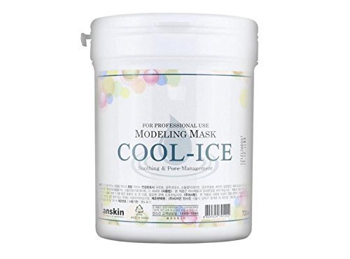 Product Cover Modeling Mask Powder Pack Cool Ice for Soothing and Pore Management by Anskin, 240 g