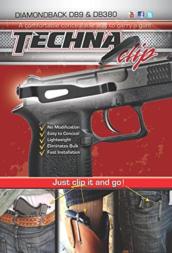 Product Cover Techna Clip Conceal Carry Belt Clip - Diamondback DB9/DB380 (Right-Side)