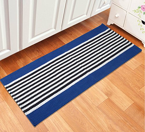 Product Cover Saral Home Soft Cotton Multi Purpose Runner -45x180 cm, Blue