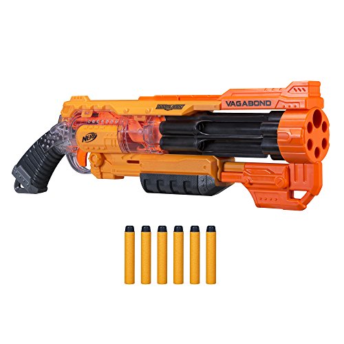 Product Cover NERF Vagabond Doomlands Toy Blaster with Rotating 6-Dart Barrel & 6 Official Elite Doomlands Darts for Kids, Teens, & Adults (Amazon Exclusive)