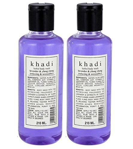 Product Cover Khadi Body Wash (Lavender and Ylang Ylang) 420 ML