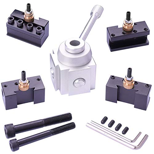 Product Cover JWGJW 120034 Tooling Package Mini Lathe Quick Change Tool Post & Holders Multifid Tool Holder