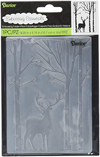 Product Cover Darice, Embossing Folder Deer in The Forest, 4.25