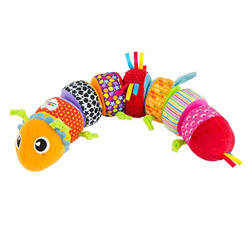 Product Cover LAMAZE - Mix and Match Caterpillar Soft Toy, Get Baby Playing with Colors, Sounds, Matching and Puzzles with Bold Colors, Playful Patterns, Crinkly Sounds and Detachable Segments, 6 Months and Older