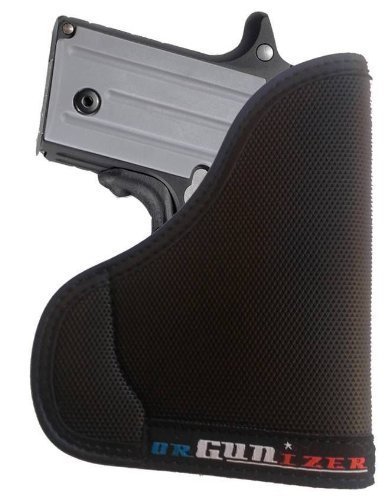 Product Cover Garrison Grip Custom Fit Leather-Trimmed Pocket Holster Concealed Carry Comfort, Sig Sauer P238 380 w/Crimson Trace (C)