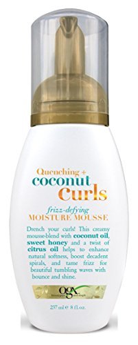 Product Cover Ogx Coconut Curls Moisture Mousse 8 Ounce (Frizz-Defying) (235ml) (3 Pack)