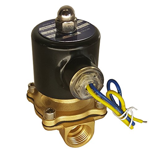 Product Cover HFS 110v Ac or 12v Dc Electric Solenoid Valve Water Air Gas, Fuels N/c - 1/4