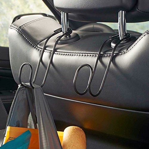 Product Cover High Road Contour CarHooks Car Headrest Hangers - 2 Pack (Black)