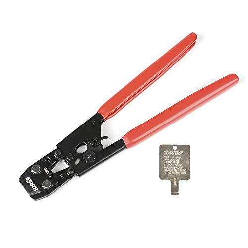 Product Cover IWISS Ratchet Clamp Cinch Tool Crimper Tool for Stainless Steel Clamps from 3/8-inch to 1-inch for ASTM F2098 PEX Clamps and Car&Truck Hose Clamp