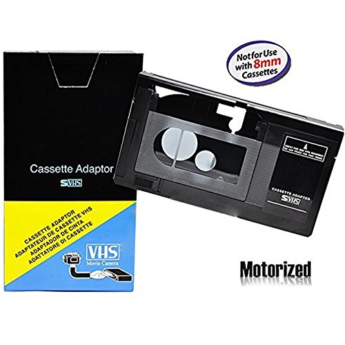 Product Cover Motorized VHS-C Cassette Adapter For JVC C-P7U CP6BKU C-P6U,Panasonic PV-P1,RCA VCA115, Model: , Electronics & Accessories Store