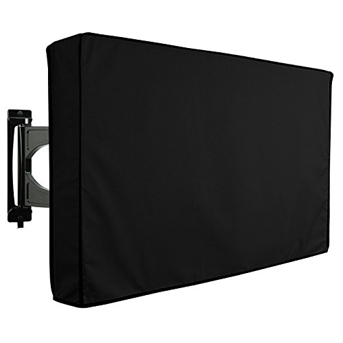 Product Cover KHOMO GEAR Outdoor TV Cover - Panther Series - Universal Weatherproof Protector for 55 - 58 Inch TV - Fits Most Mounts & Brackets