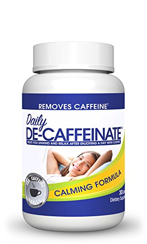 Product Cover Daily De-Caffeinate: The most potent caffeine eliminator on the market! Natural Acting Non-Addictive Sleep aid for coffee and caffeine lovers! Deeper Sleep - GAURANTEED!