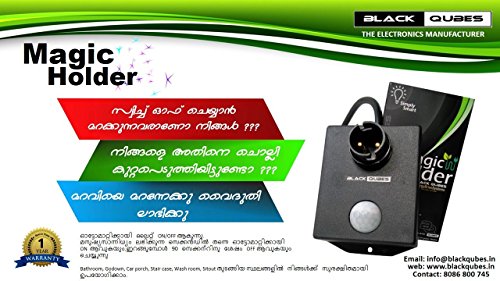 Product Cover Generic C3-ARYI-FRM7 E27 Socket PIR Auto Human Motion Sensor Infrared Detector Bulb Base Holder, White