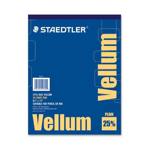 Product Cover Staedtler Mars Vellum Pad, 16 lb, 50 Sheets, 8-1/2