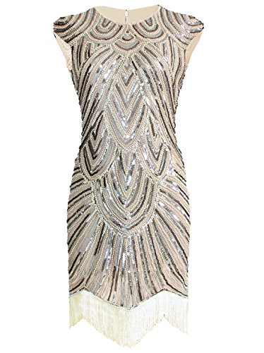 Product Cover VIJIV Art Deco Great Gatsby Inspired Tassel Beaded 1920s Flapper Dress