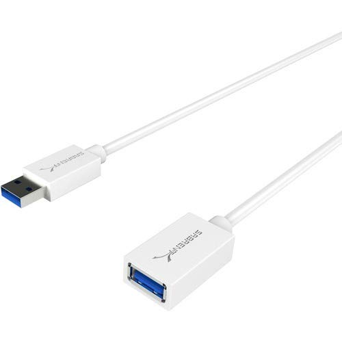 Product Cover Sabrent 22AWG USB 3.0 Extension Cable - A-Male to A-Female [White] 6 Feet (CB-306W)