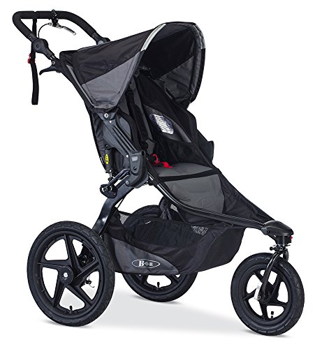 Product Cover BOB Revolution PRO Jogging Stroller - Up to 75 Pounds - UPF 50+ Canopy - Easy Fold - Adjustable Handlebar with Hand Brake, Black