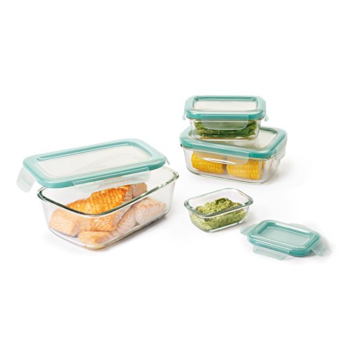 Product Cover OXO Good Grips Smart Seal Leakproof Glass Food Storage Container Set