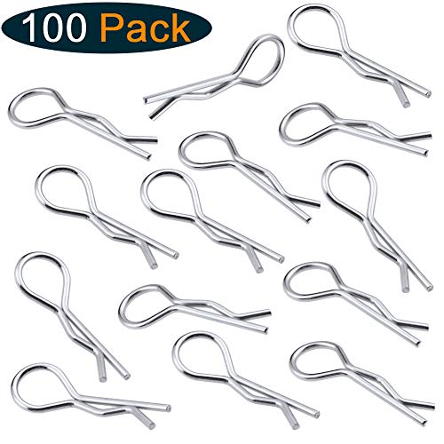 Product Cover Hobbypark 100PCS Universal RC Body Clips Pins for All 1/10 1/12 Scale Redcat HPI Himoto HSP Exceed RC Car Parts Truck Buggy Shell Replacement