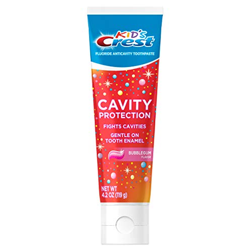 Product Cover Crest Kid's Cavity Protection Toothpaste Gel Formula, Bubblegum Flavor, 4.2 Ounce