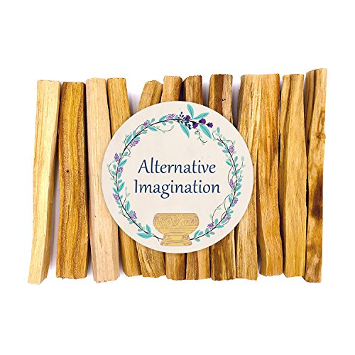 Product Cover Alternative Imagination Premium Palo Santo Holy Wood Incense Sticks, for Purifying, Cleansing, Healing, Meditating, Stress Relief. 100% Natural and Sustainable, Wild Harvested. (12)