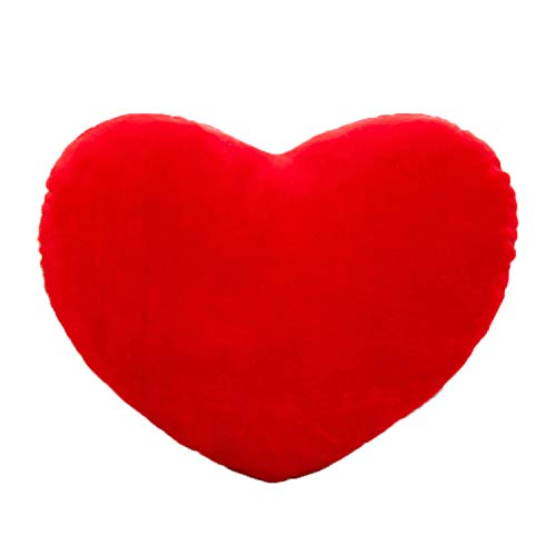 Product Cover YINGGG Cute Plush Red Heart Pillow, Cushion Toy Throw Pillows Gift for Kids' Friends/Children/Girl/Valentine's Day Fit for Living Room/Bed Room/Dining Room/Office and Sofa/Cars/Chairs
