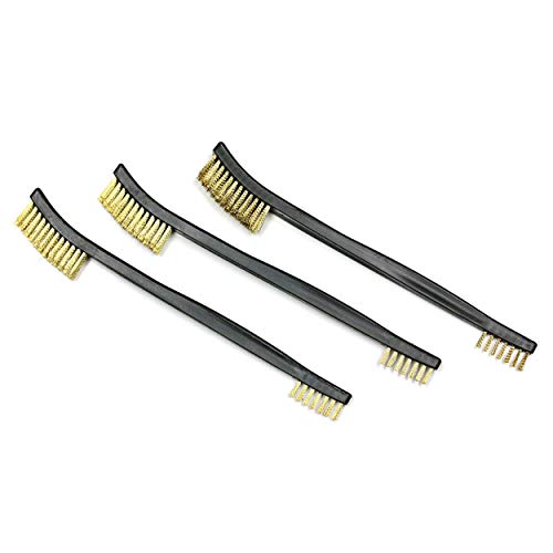 Product Cover MaximalPower Brass Double Ended Cleaning Brush Set for Pistol Rifle Shotgun (3 Pack)
