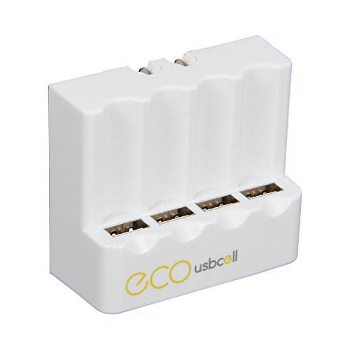 Product Cover Pilot Automotive CA-9930 Wall Charger for USB Rechargeable Battery, 4 Pack (USBCell ECO)