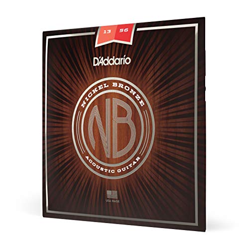 Product Cover D'Addario Nickel Bronze Acoustic Guitar Strings, Medium, 13-56