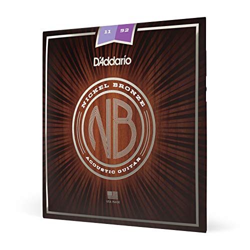 Product Cover D'Addario Nickel Bronze Acoustic Guitar Strings, Light, 11-52