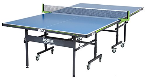 Product Cover JOOLA Outdoor Table Tennis Table with Waterproof Net Set - 10 Minute Easy Assembly - All Weather Aluminum Composite Outdoor Ping Pong Table for Tournament Quality Play - Indoor & Outdoor Compatible