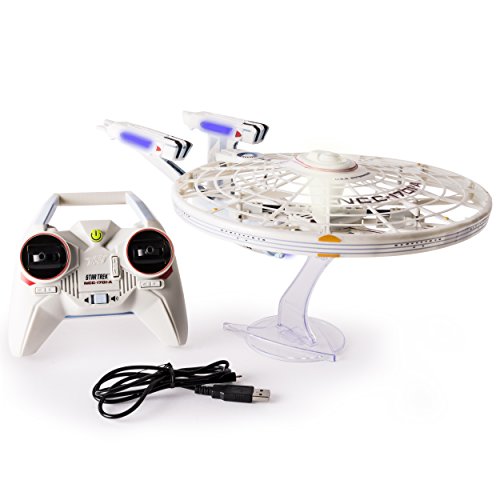 Product Cover Air Hogs, Star Trek U.S.S Enterprise NCC-1701-A, Remote Control Drone with Lights and Sounds, 2.4 GHZ, 4 Channel