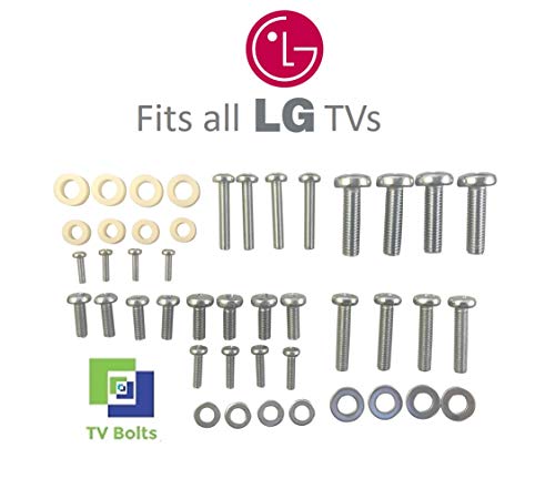Product Cover Full Set of LG TV Mounting Bolts/Screws and Washers - Fits Any Size TV