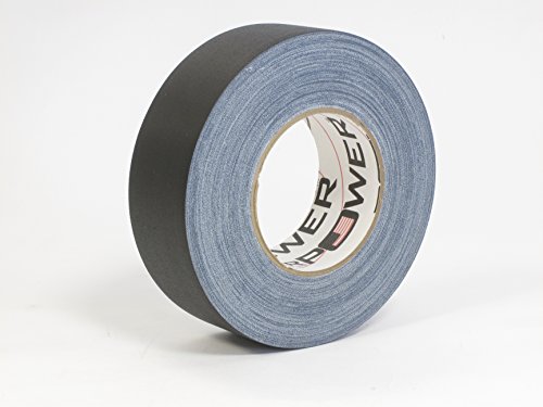 Product Cover Real Premium Grade Gaffer Tape Plus by Gaffer Power - Made in The USA - Black 2 in X 55 Yds 11.5 mils - Heavy Duty Gaffer's Tape - Non-Reflective - Waterproof - Multipurpose - Better Than Duct Tape!