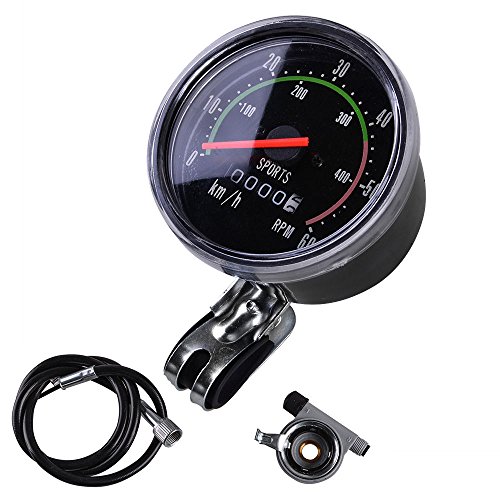 Product Cover MakeTheOne Old School Style Bicycle Speedometer Analog Odometer Classic Style for Exercycle & Bike