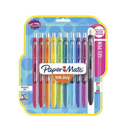 Product Cover Paper Mate Gel Pens | InkJoy Pens, Medium Point, Assorted, 10 Count