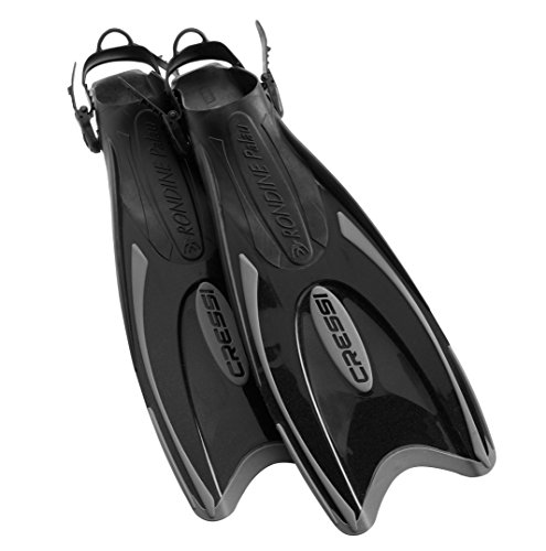 Product Cover Cressi Palau Adjustable Snorkeling Fins, Titanium, Large/X-Large