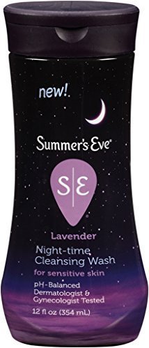Product Cover Summer's Eve Night-Time Cleansing Wash, Lavender, 12 Ounce (Pack of 3)
